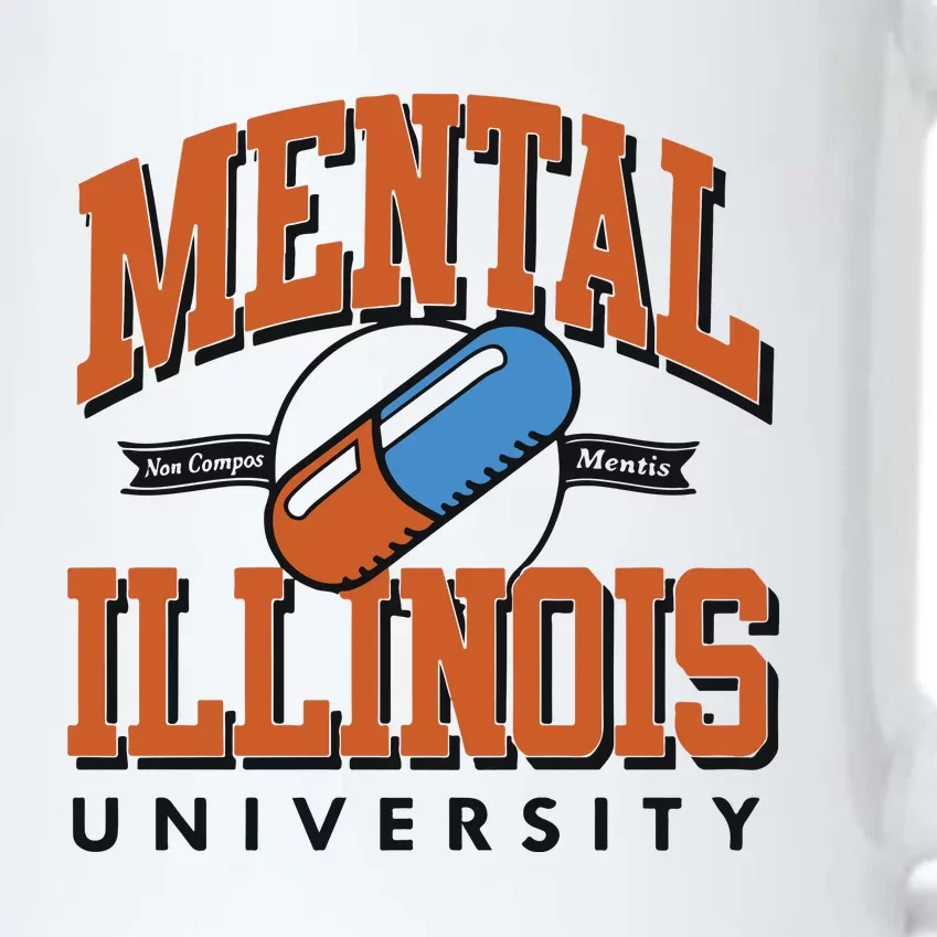 Mental Illinois University Black Color Changing Mug