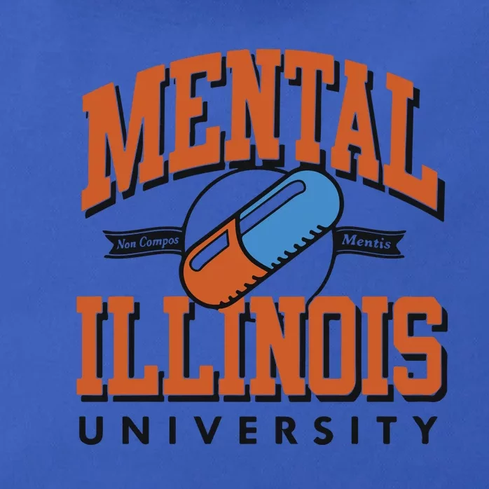 Mental Illinois University Zip Tote Bag