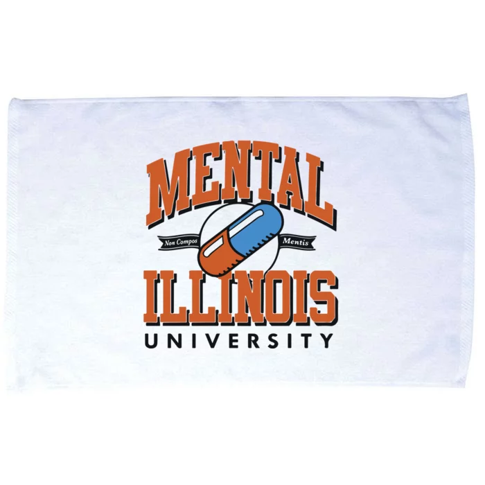 Mental Illinois University Microfiber Hand Towel