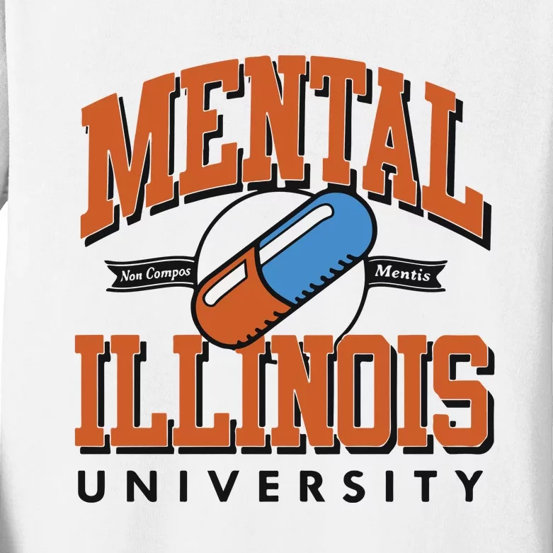 Mental Illinois University Kids Long Sleeve Shirt