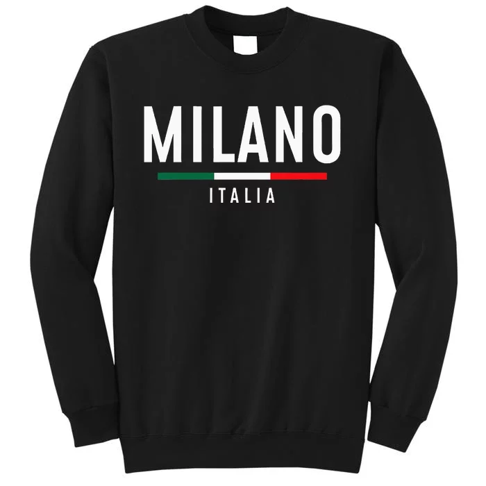 Milano Italia Vintage Milan Italy Girl Retro Souvenir Tall Sweatshirt