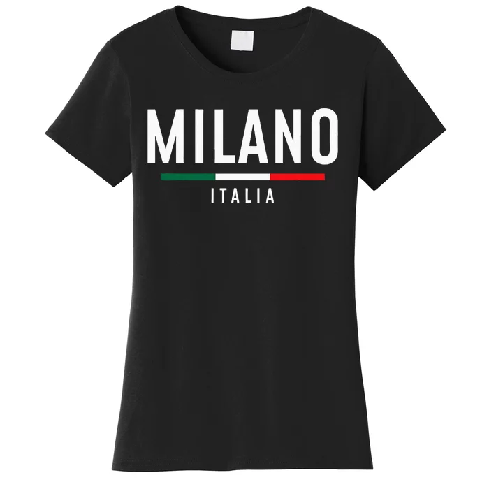 Milano Italia Vintage Milan Italy Girl Retro Souvenir Women's T-Shirt