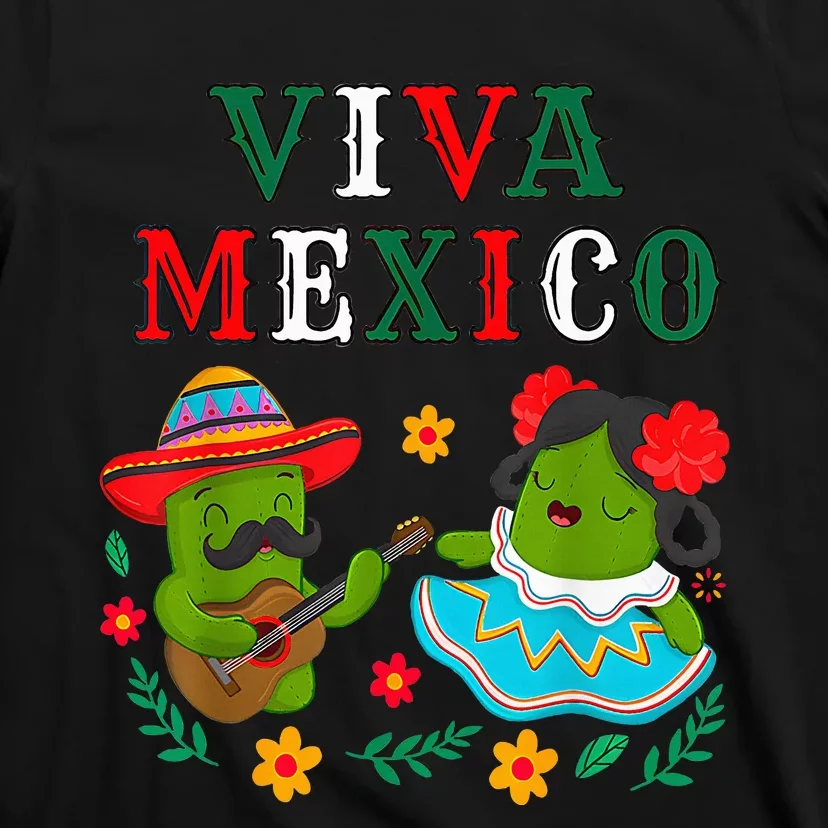 Mexican Independence Viva Mexico Maracas Guitar T-Shirt