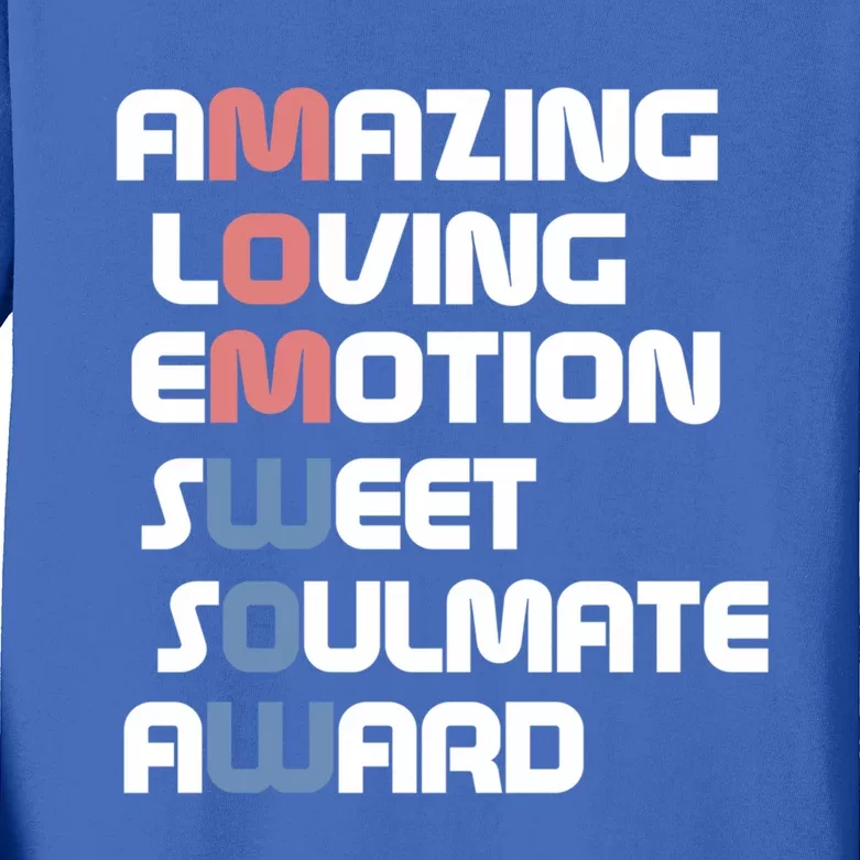 Mom Is Wow Amazing Loving Sweet Mom For Mothers Day Gift Kids Long Sleeve Shirt