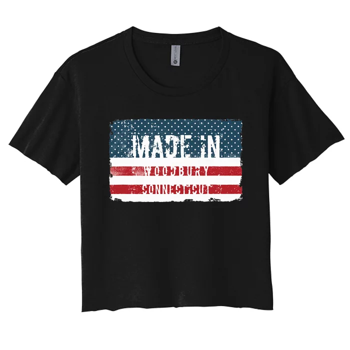 Made In Woodbury Connecticut Women's Crop Top Tee