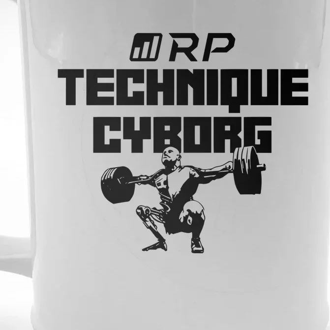 Michael Israetel Wearing Technique Cyborg Front & Back Beer Stein