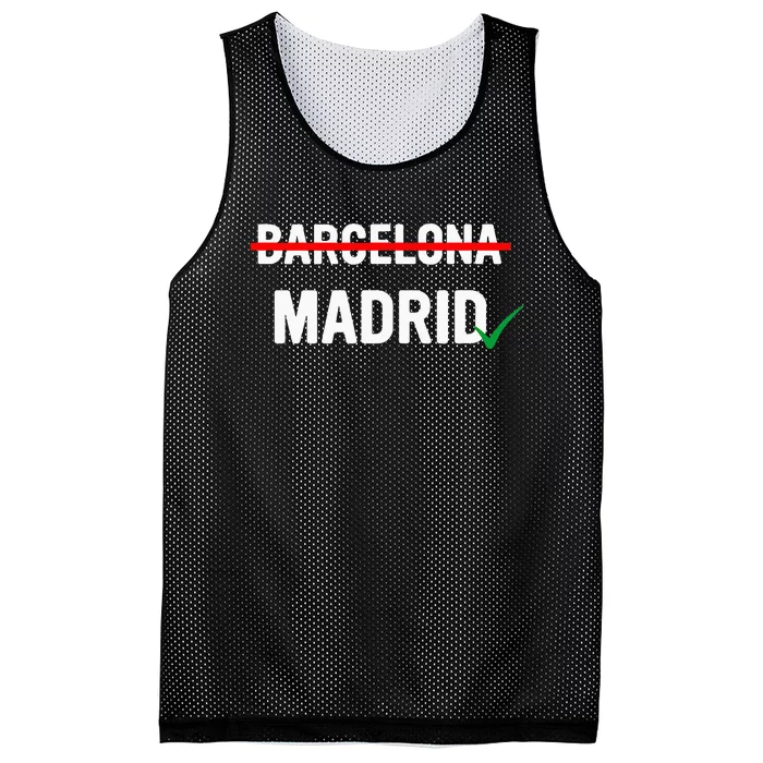 Madrid Is Way Better Than Barcelona In Every Way Mesh Reversible Basketball Jersey Tank