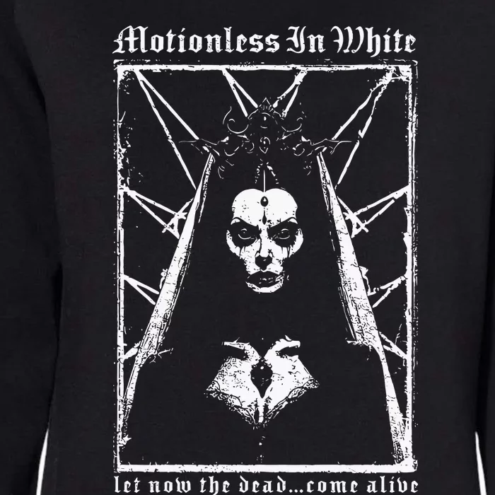 Motionless In White Let Now The Dead Come Alive Womens California Wash Sweatshirt