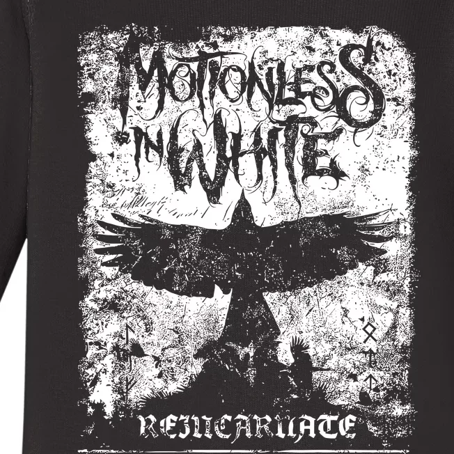 Motionless In White Reincarnate Crow Baby Long Sleeve Bodysuit