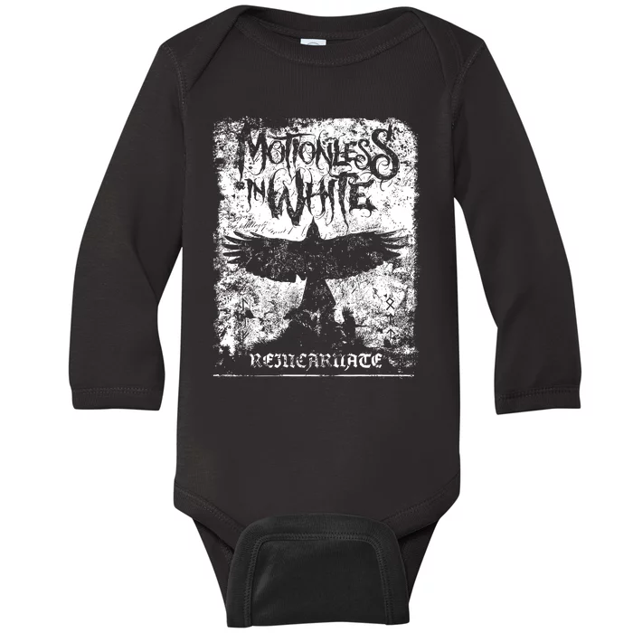 Motionless In White Reincarnate Crow Baby Long Sleeve Bodysuit