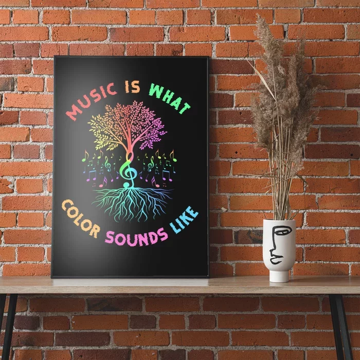 Music Is What Color Sounds Like Poster