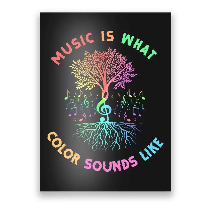 Music Is What Color Sounds Like Poster