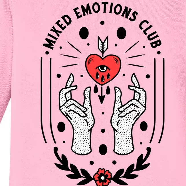 Mixed Emotions Club Baby Long Sleeve Bodysuit