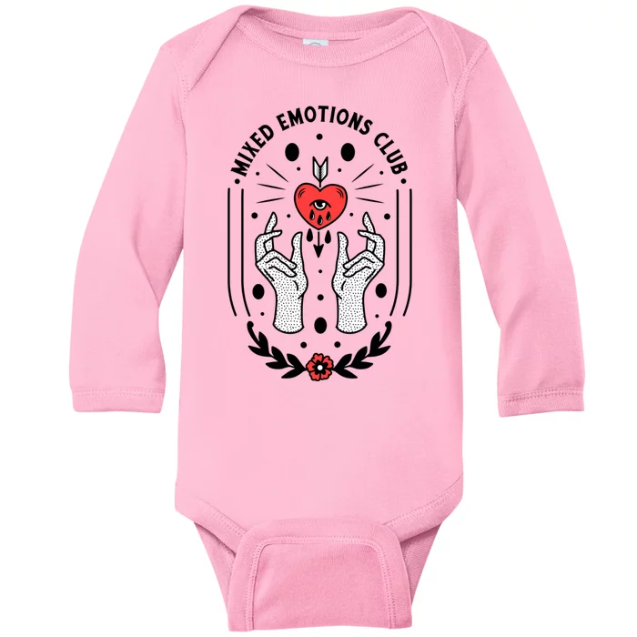 Mixed Emotions Club Baby Long Sleeve Bodysuit