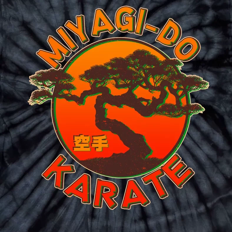 Miyagi-Do Karate Bonsai Tree Logo Tie-Dye T-Shirt