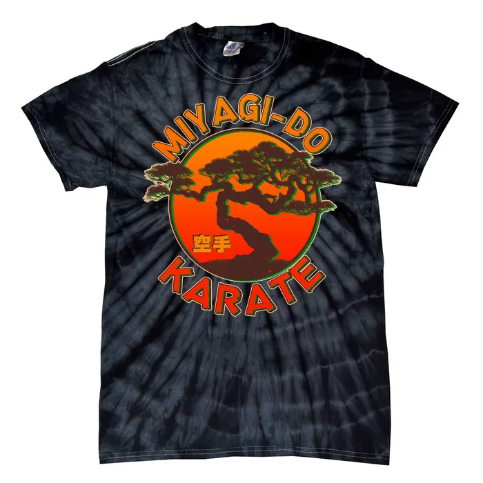 Miyagi-Do Karate Bonsai Tree Logo Tie-Dye T-Shirt