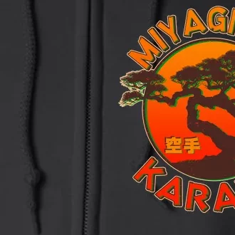 Miyagi-Do Karate Bonsai Tree Logo Full Zip Hoodie