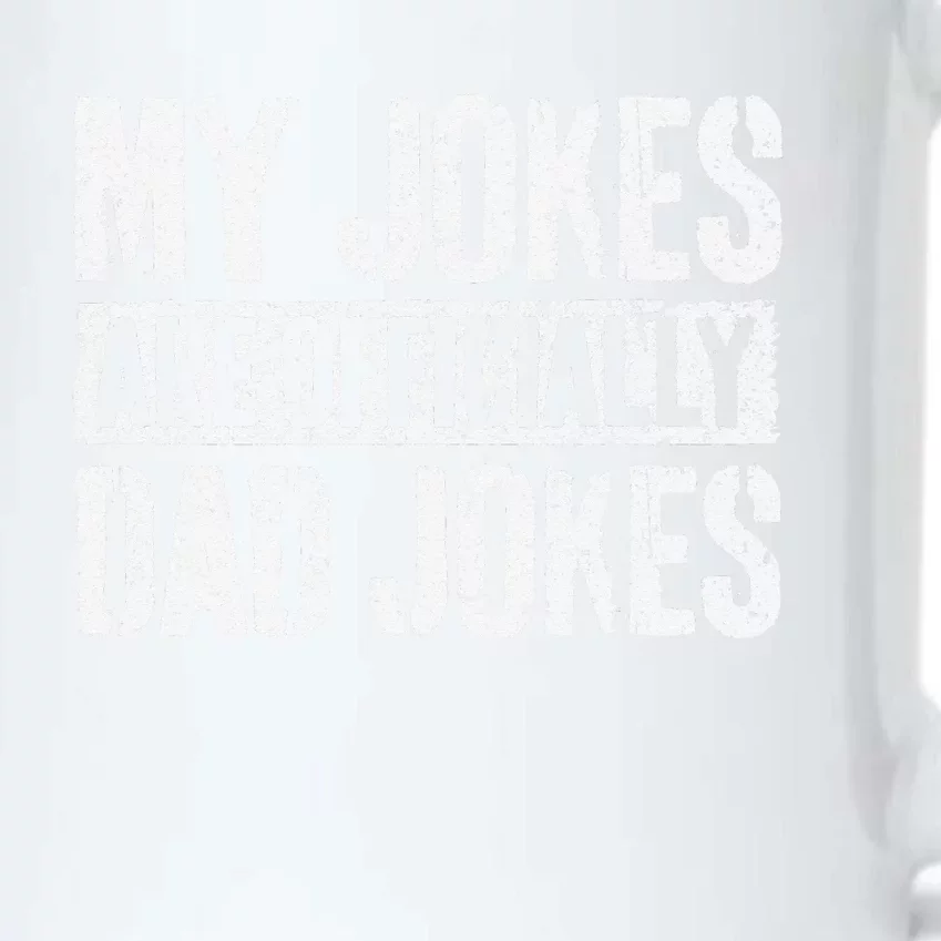 My Jokes Are Officially Dad Jokes Father's Day Black Color Changing Mug