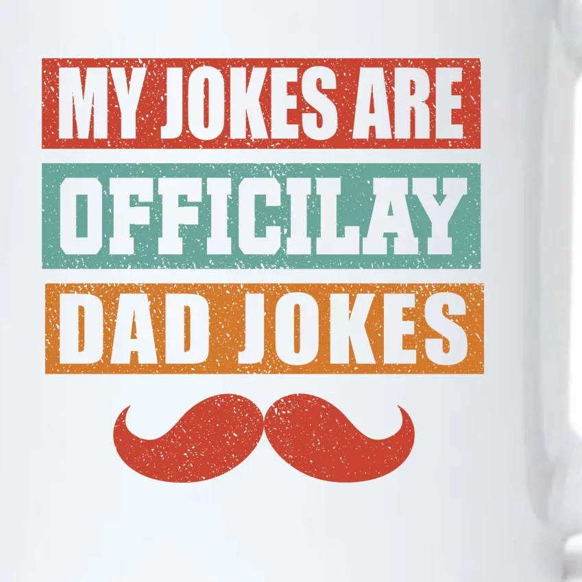 My Jokes Are Y Father T Black Color Changing Mug