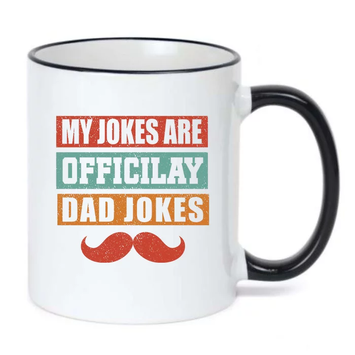 My Jokes Are Y Father T Black Color Changing Mug