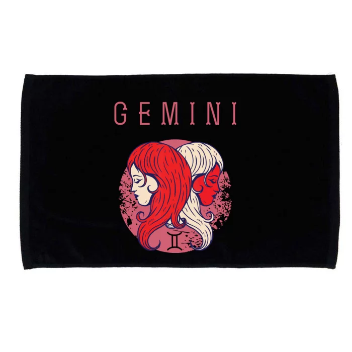 May June Birthday Gemini Astrological Sign Twin Zodiac Microfiber Hand Towel