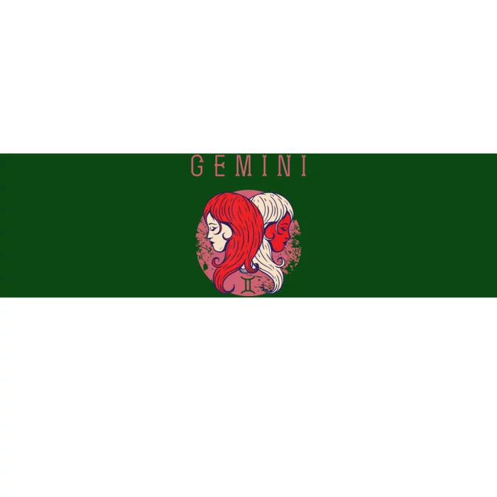 May June Birthday Gemini Astrological Sign Twin Zodiac Bumper Sticker