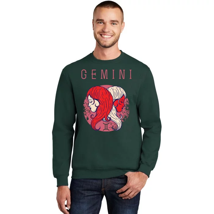 May June Birthday Gemini Astrological Sign Twin Zodiac Tall Sweatshirt