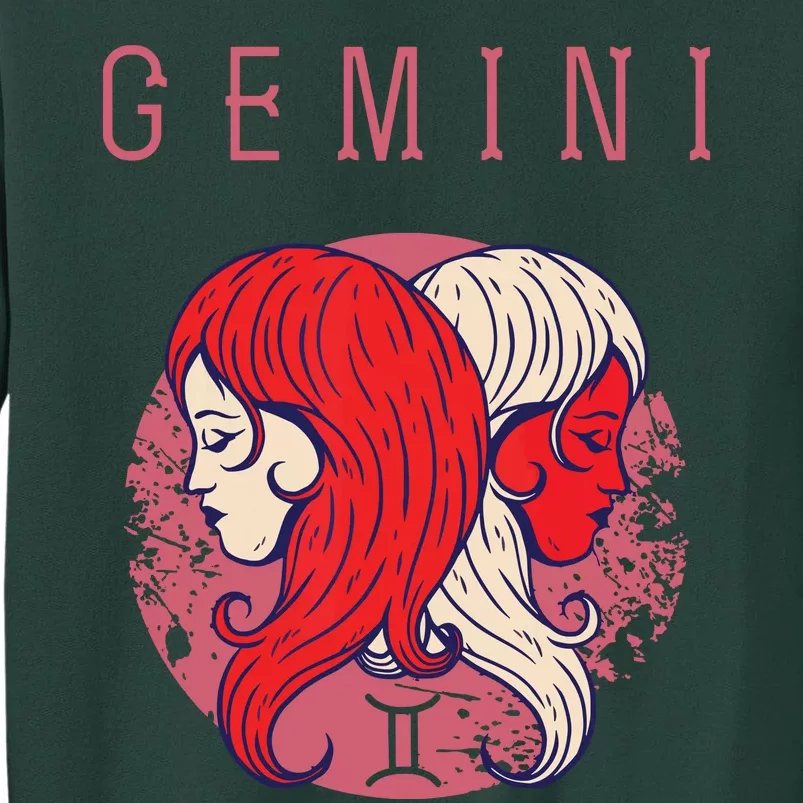 May June Birthday Gemini Astrological Sign Twin Zodiac Tall Sweatshirt