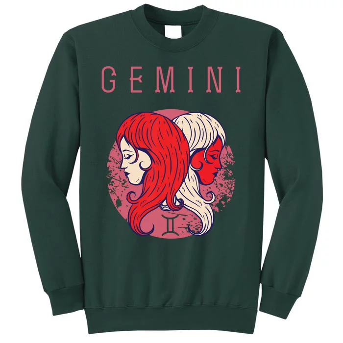 May June Birthday Gemini Astrological Sign Twin Zodiac Tall Sweatshirt