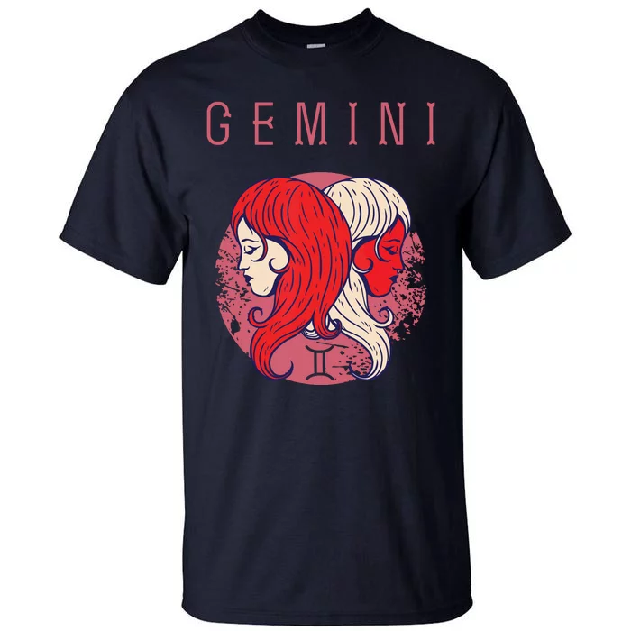 May June Birthday Gemini Astrological Sign Twin Zodiac Tall T-Shirt