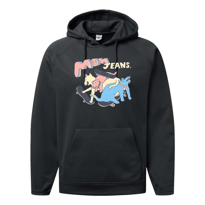 Mom Jeans Band Puppy Love Classic Premium Performance Fleece Hoodie