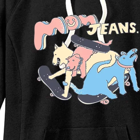 Mom Jeans Band Puppy Love Classic Premium Women's Fleece Hoodie