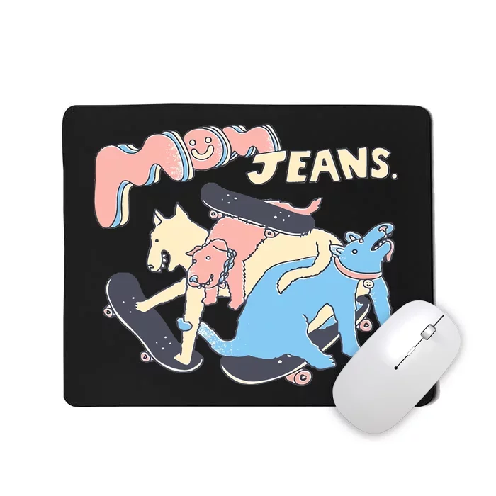 Mom Jeans Band Puppy Love Classic Premium Mousepad