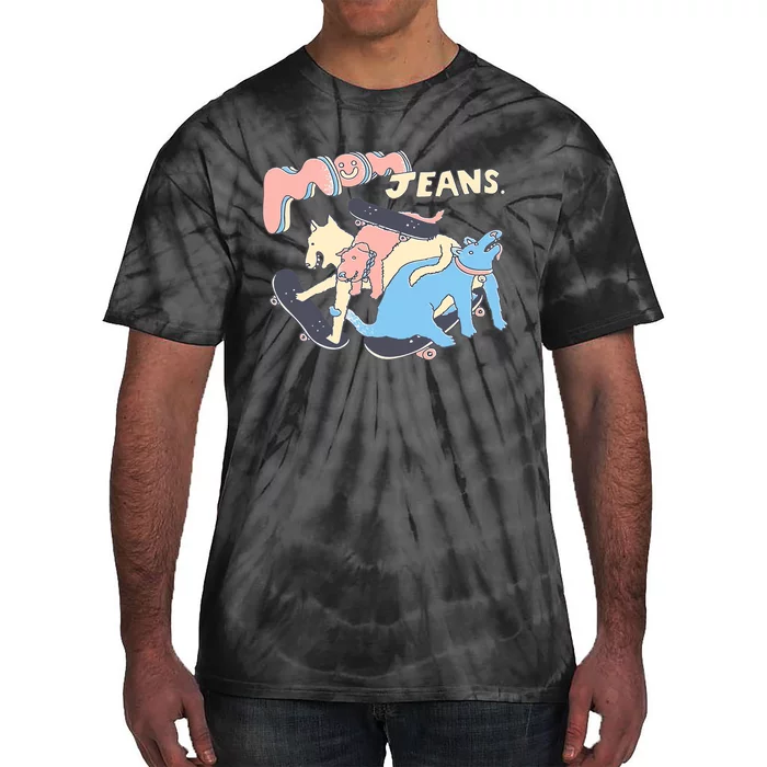 Mom Jeans Band Puppy Love Classic Premium Tie-Dye T-Shirt