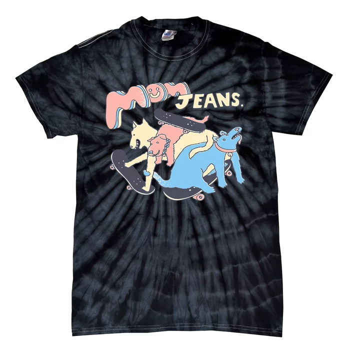 Mom Jeans Band Puppy Love Classic Premium Tie-Dye T-Shirt