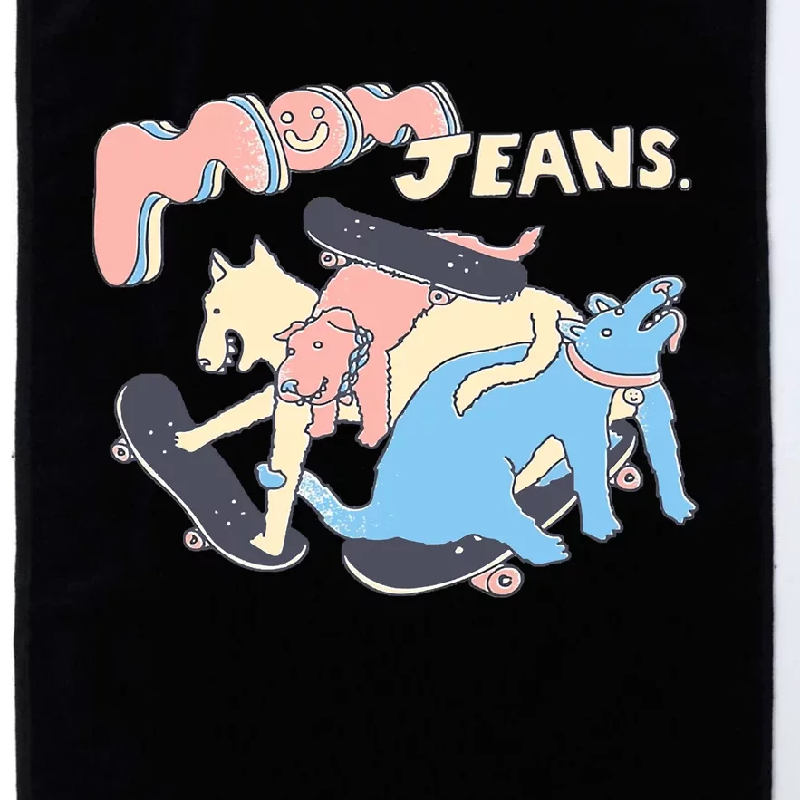 Mom Jeans Band Puppy Love Classic Premium Platinum Collection Golf Towel