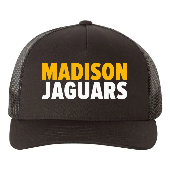 Madison Jaguars Bold Yupoong Adult 5-Panel Trucker Hat