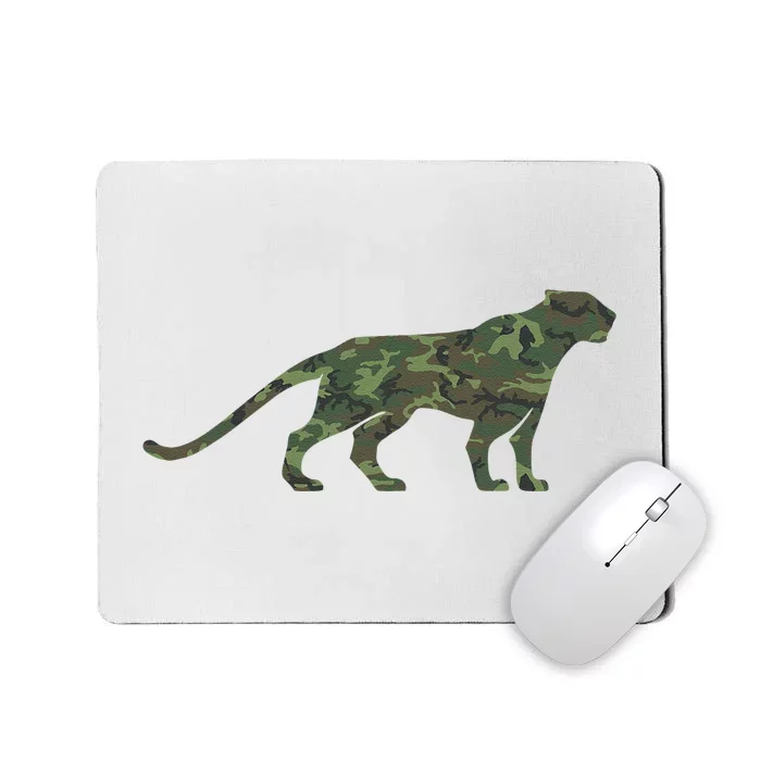 Military Jaguar Camo Print Us Panther Veteran Mousepad