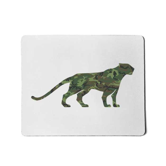 Military Jaguar Camo Print Us Panther Veteran Mousepad