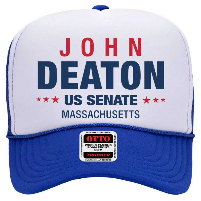 Metalawman John Deaton Us Senate Massachusetts High Crown Mesh Trucker Hat