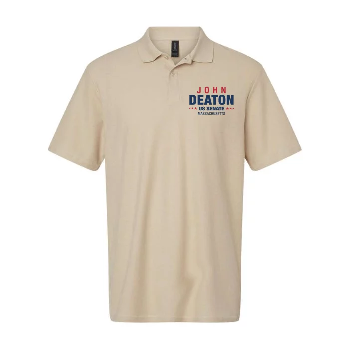 Metalawman John Deaton Us Senate Massachusetts Softstyle Adult Sport Polo