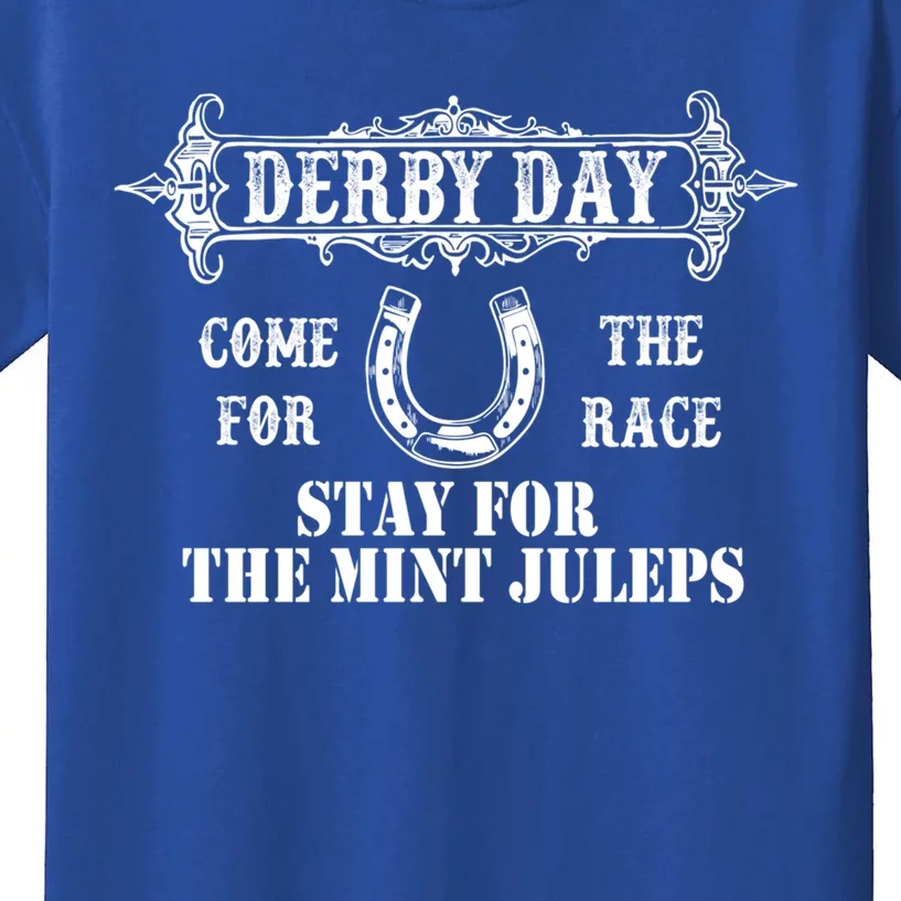 Mint Juleps Derby Horse Racing Kentucky Ky Cute Gift Kids T-Shirt