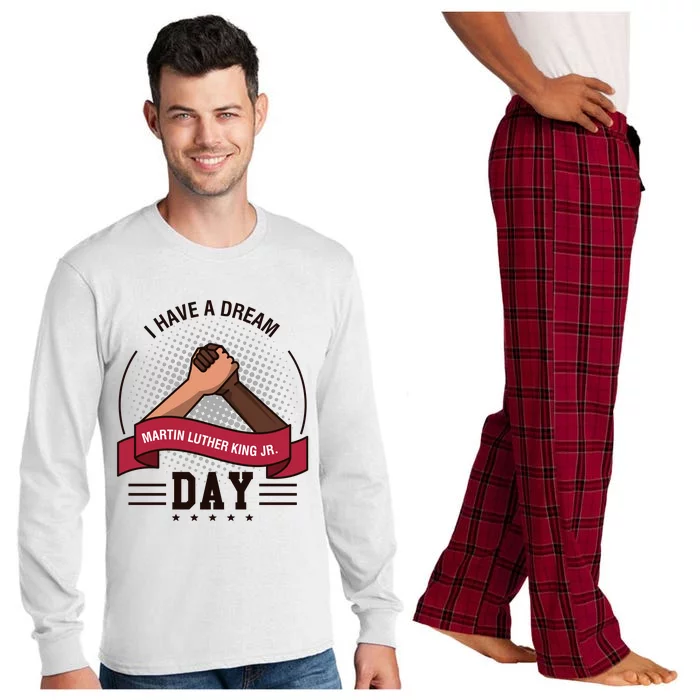 MLK JR Day His Dream Is My Dream Long Sleeve Pajama Set