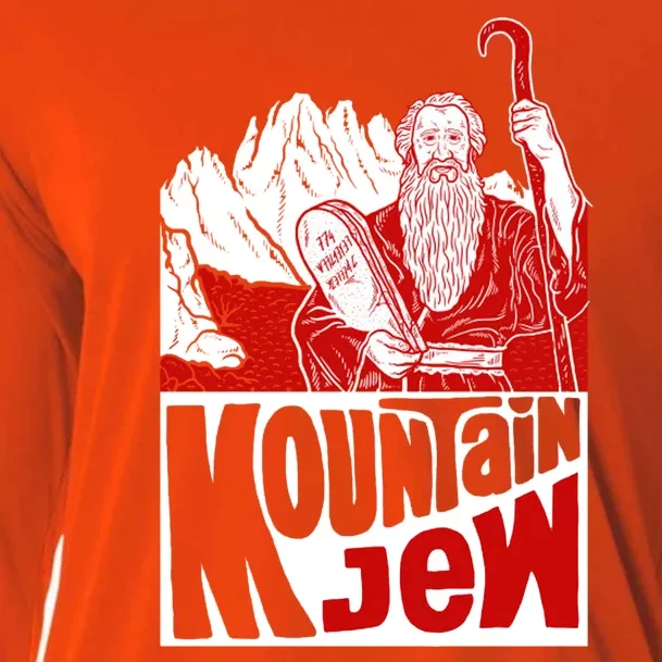 Mountain Jew Funny Cooling Performance Long Sleeve Crew