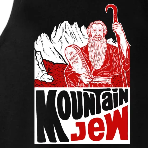 Mountain Jew Funny Ladies Tri-Blend Wicking Tank