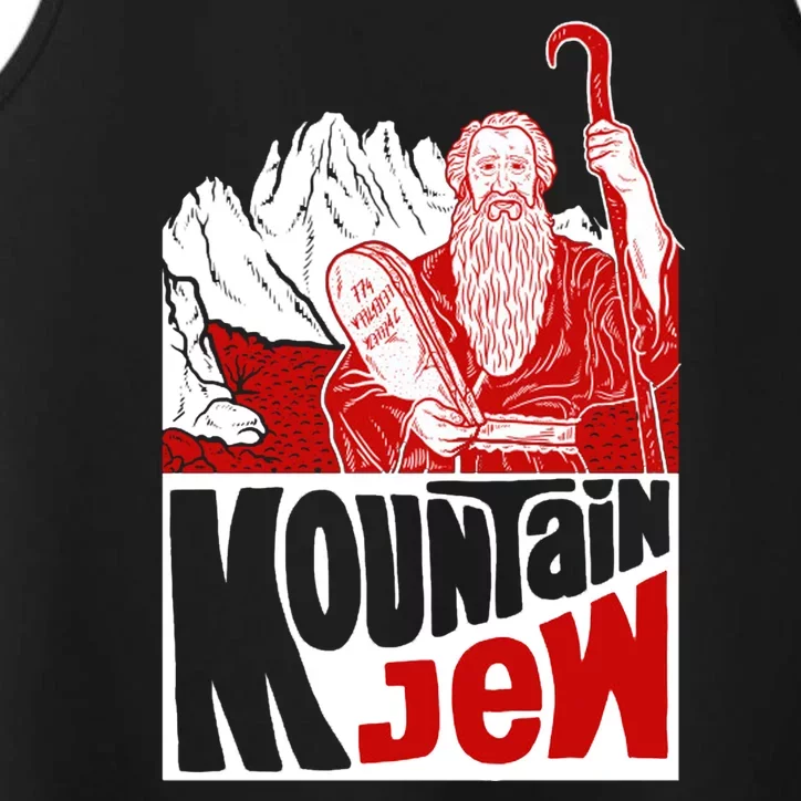 Mountain Jew Funny Performance Tank