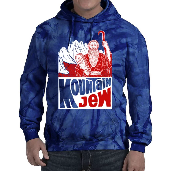 Mountain Jew Funny Tie Dye Hoodie