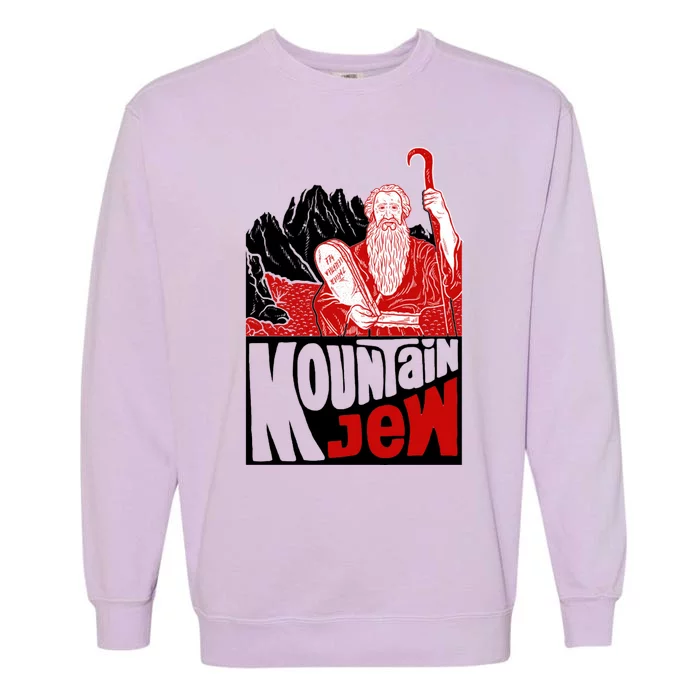 Mountain Jew Funny Garment-Dyed Sweatshirt