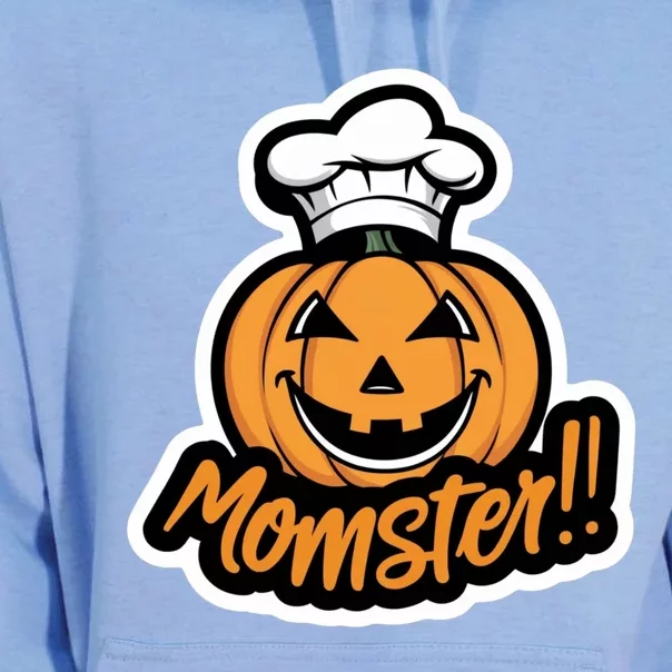 Momster Jackolantern Funny Halloween Design For Moms Unisex Surf Hoodie