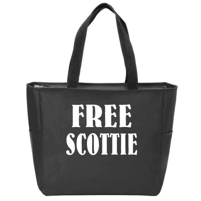 Matt Jones Free Scottie Zip Tote Bag